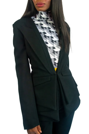 ONIRU WOOL CREPE BLAZER