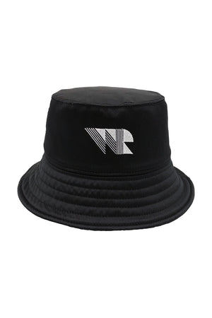 TRAP JACQUARD SILK TWILL BUCKET HAT