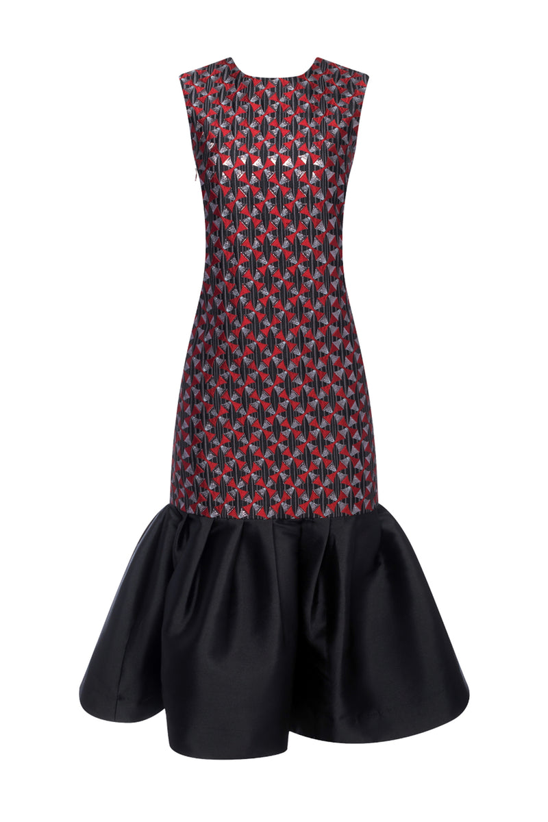 Charabia Designer Polka cheapest Dot Geometric Dress