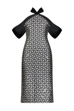 Load image into Gallery viewer, Washington Roberts Kite Dress - Edo Dancer Geometric print - Alter Neck Dress
