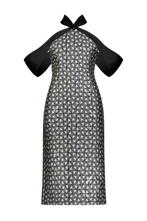 Washington Roberts Kite Dress - Edo Dancer Geometric print - Alter Neck Dress