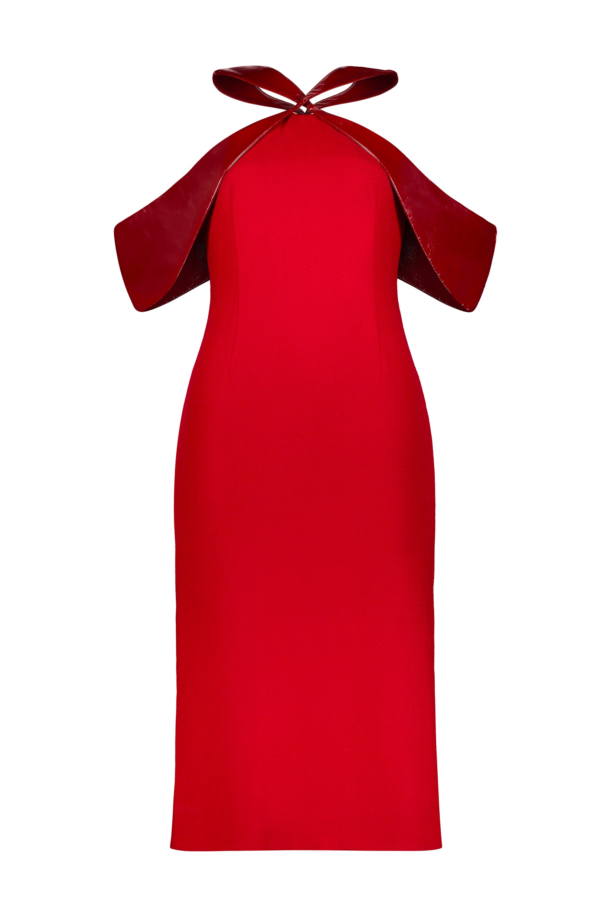 Kite Wool Crepe and Patent Leather Dress 4 Kite Wool Crepe and Patent Leather Dress 4