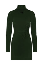 Load image into Gallery viewer, OCTA STRETCH VELVET MINI DRESS
