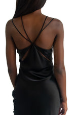 Load image into Gallery viewer, TANGLE SILK CHARMEUSE SLIP DRESS
